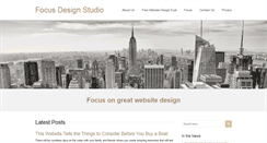Desktop Screenshot of focusdesignstudios.com