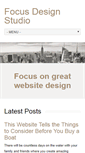 Mobile Screenshot of focusdesignstudios.com